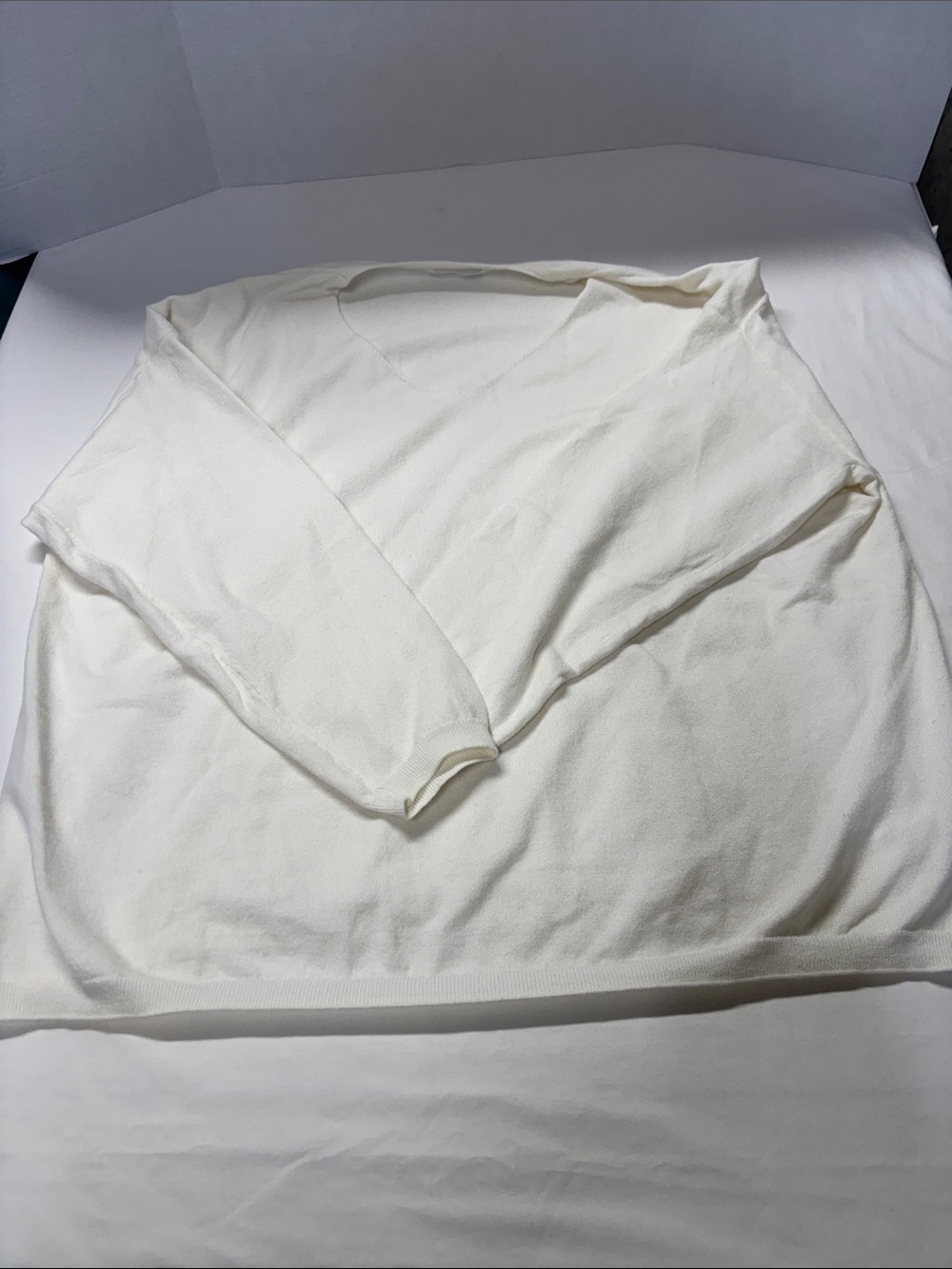 Primark Cream V-Neck Neck Sweater